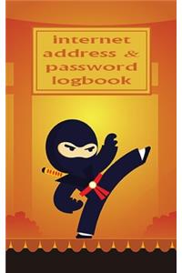 Ninja Internet Password Logbook
