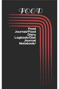 Food Journal/Food Diary Logbook/Diet Journal Notebook/Book, 100 Pages Durable Thick Translucent Cover