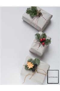 Christmas Time Sketchbook Blank Notebook Drawing Pad