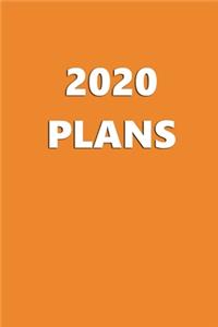 2020 Daily Planner 2020 Plans Orange Color 384 Pages