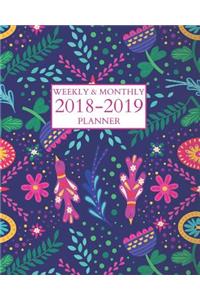 Weekly & Monthly 2018-2019 Planner