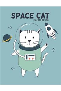 Space cat sketchbook