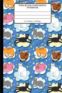 Wide Ruled Composition Notebook 6