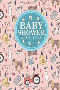Baby Shower Gift List