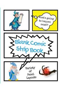 Blank Comic Strip Book Wizards