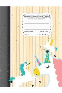 primary composition books k-2 Top Half Blank For Drawing