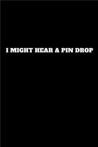 I Might Hear a Pin Drop