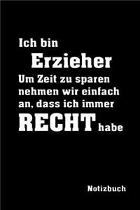 Ich Bin Erzieher Notizbuch