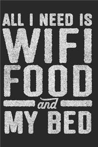 All I Need Is Wifi Food and My Bed