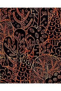 Journal Notebook Forest Trees Pattern 4