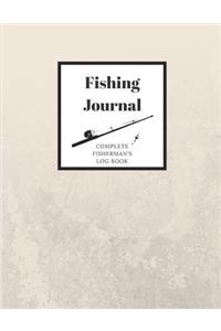 Fishing Journal Complete Fisherman's Log Book