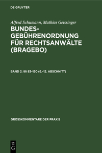 §§ 83-130 (6.-12. Abschnitt)