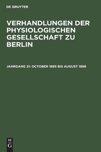 October 1895 Bis August 1896
