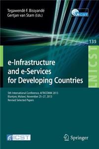 E-Infrastructure and E-Services for Developing Countries