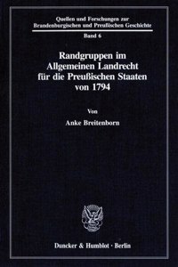 Randgruppen Im Allgemeinen Landrecht Fur Die Preussischen Staaten Von 1794