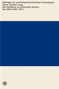 Der Staatsrat im politischen System der DDR (1960 – 1971)
