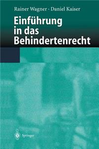 Einführung in Das Behindertenrecht