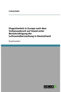 Flugsicherheit in Europa nach dem Vulkanausbruch auf Island unter Berücksichtigung der Luftraumüberwachung in Deutschland