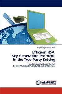 Efficient RSA Key Generation Protocol in the Two-Party Setting