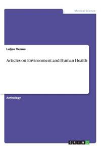 Articles on Environment and Human Health