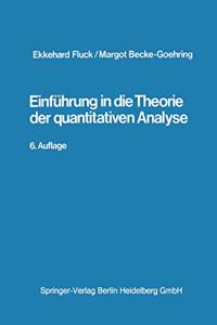 Einfa1/4hrung in Die Theorie Der Qualitativen Analyse