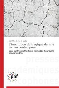 L Inscription Du Tragique Dans Le Roman Contemporain