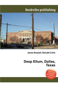 Deep Ellum, Dallas, Texas