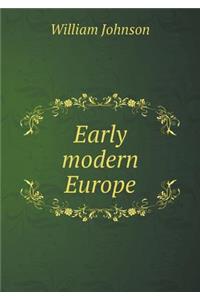 Early modern Europe