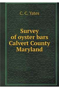 Survey of Oyster Bars Calvert County Maryland