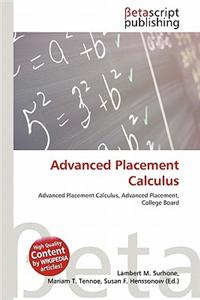 Advanced Placement Calculus
