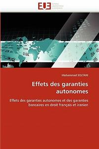 Effets des garanties autonomes