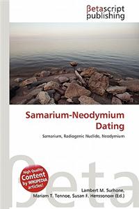 Samarium-Neodymium Dating
