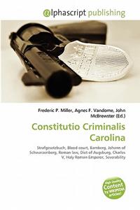Constitutio Criminalis Carolina