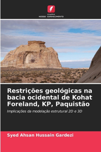 Restrições geológicas na bacia ocidental de Kohat Foreland, KP, Paquistão