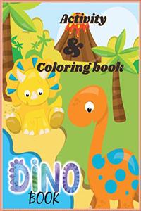 Dino Book Activity And Coloring Book