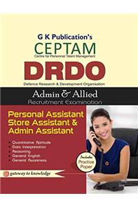 DRDO (CEPTAM) Personal Assistant/Store Assistant/Admin Assistant