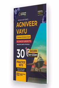 Examcart Indian Airforce (Agniveer Vayu) Science (X Group) Practice Sets For 2023 Exams in English
