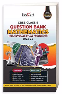 Educart CBSE Class 9 Question Bank MATHEMATICS for 2023-2024