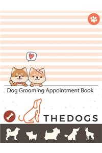 Dog Grooming Appointment Book