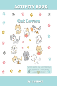 Activity Book Cat Lovers
