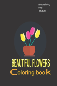 beautiful flowers coloring book