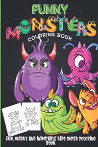 Funny Monsters Coloring Book