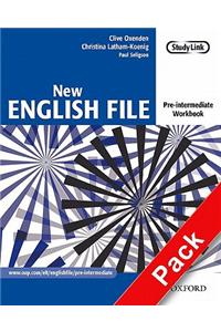 New English File: Pre-intermediate: Workbook with key and MultiROM Pack