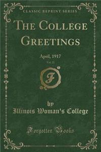 The College Greetings, Vol. 21