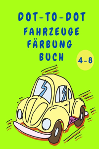 Dot to Dot Fahrzeuge Färbung Buch
