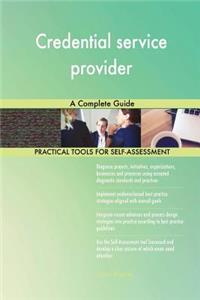 Credential service provider A Complete Guide