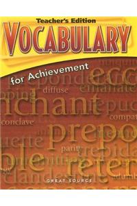 Vocabulary for Achievement: Sixth Course