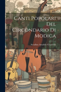 Canti Popolari Del Circondario Di Modica