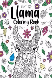 Llama Coloring Book