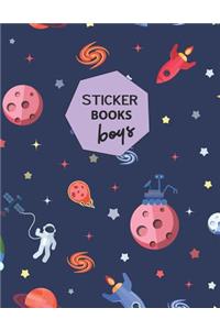 Sticker Book Boys